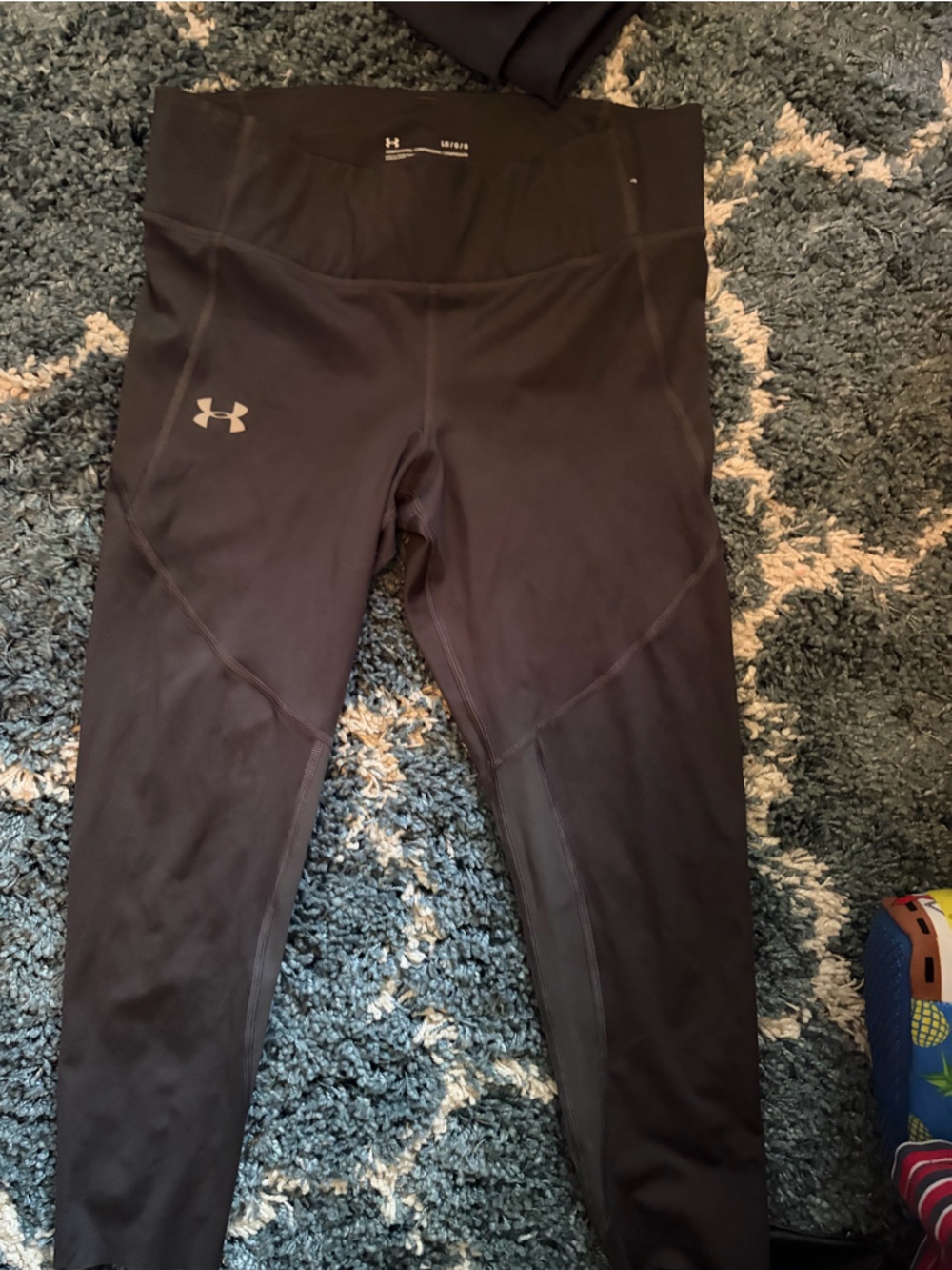 Under Armour Black Compression Leggings with Logo